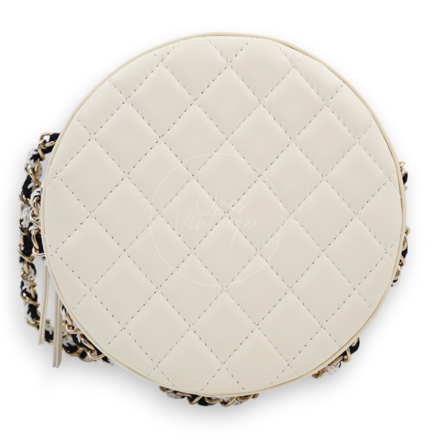 [Pre-owned] Chanel Coco Black Lifesaver Lambskin GHW Bag