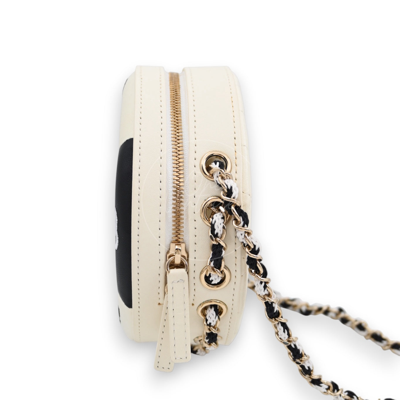 [Pre-owned] Chanel Coco Black Lifesaver Lambskin GHW Bag