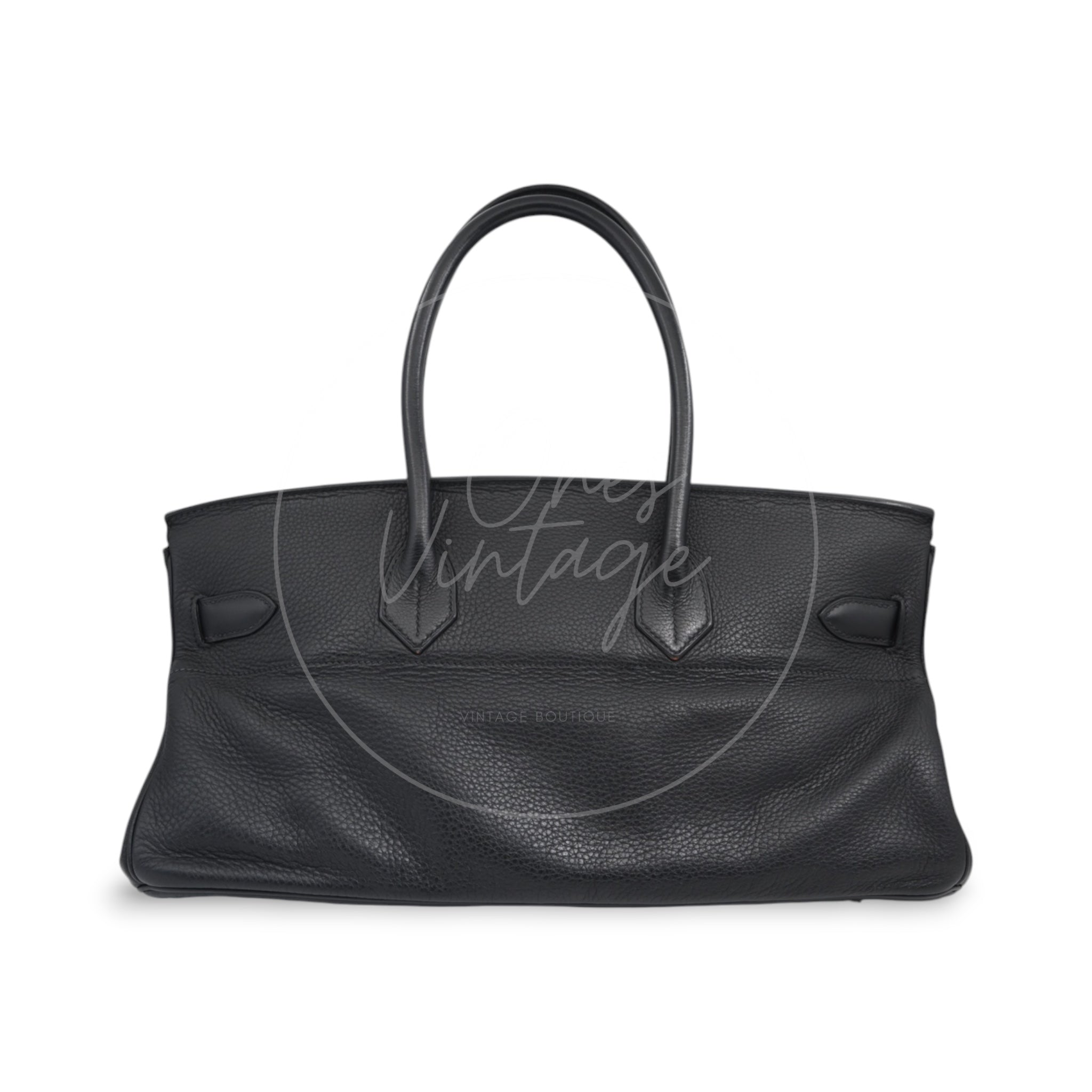 [Pre-owned] Hermes Birkin Shoulder Black Stamp Square L