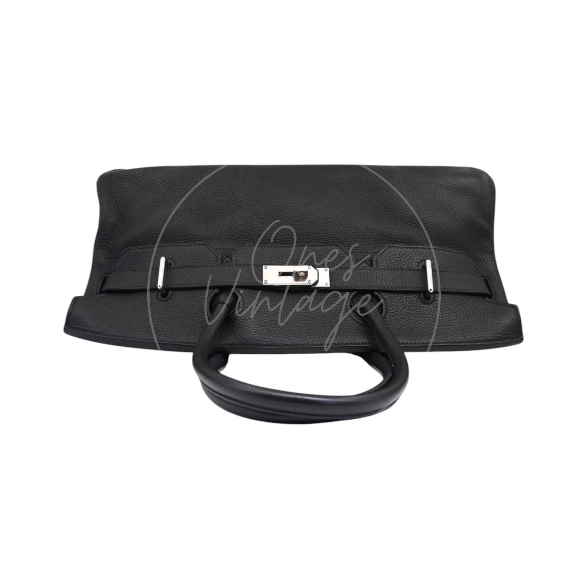 [Pre-owned] Hermes Birkin Shoulder Black Stamp Square L