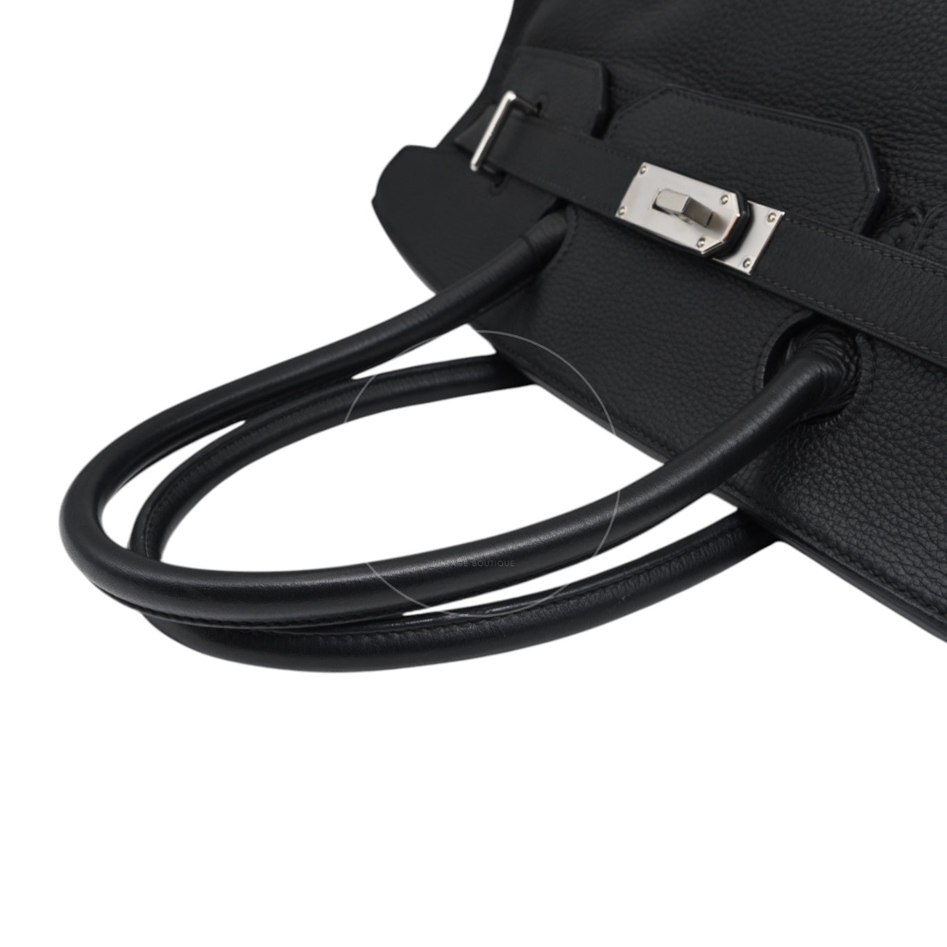 [Pre-owned] Hermes Birkin Shoulder Black Stamp Square L