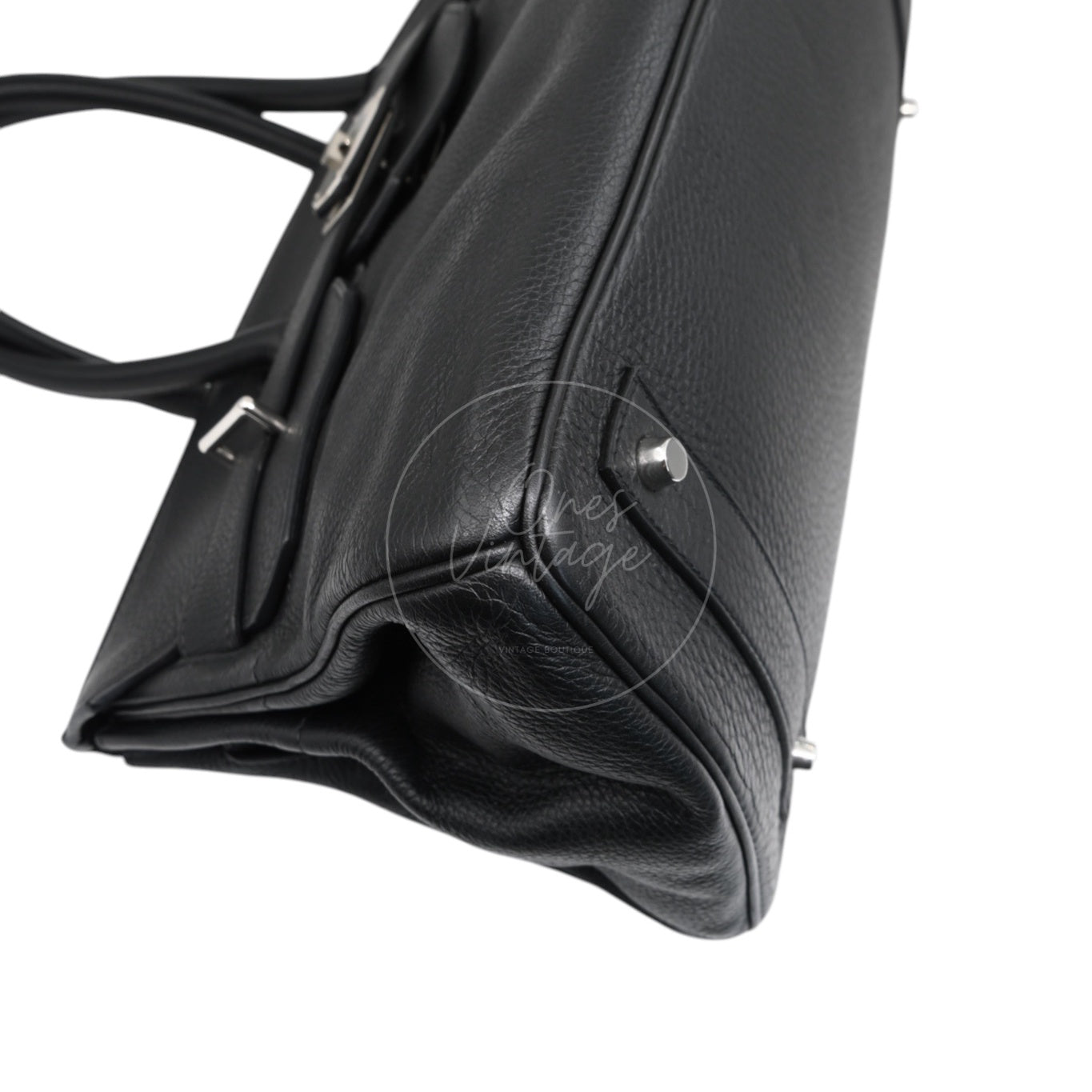 [Pre-owned] Hermes Birkin Shoulder Black Stamp Square L