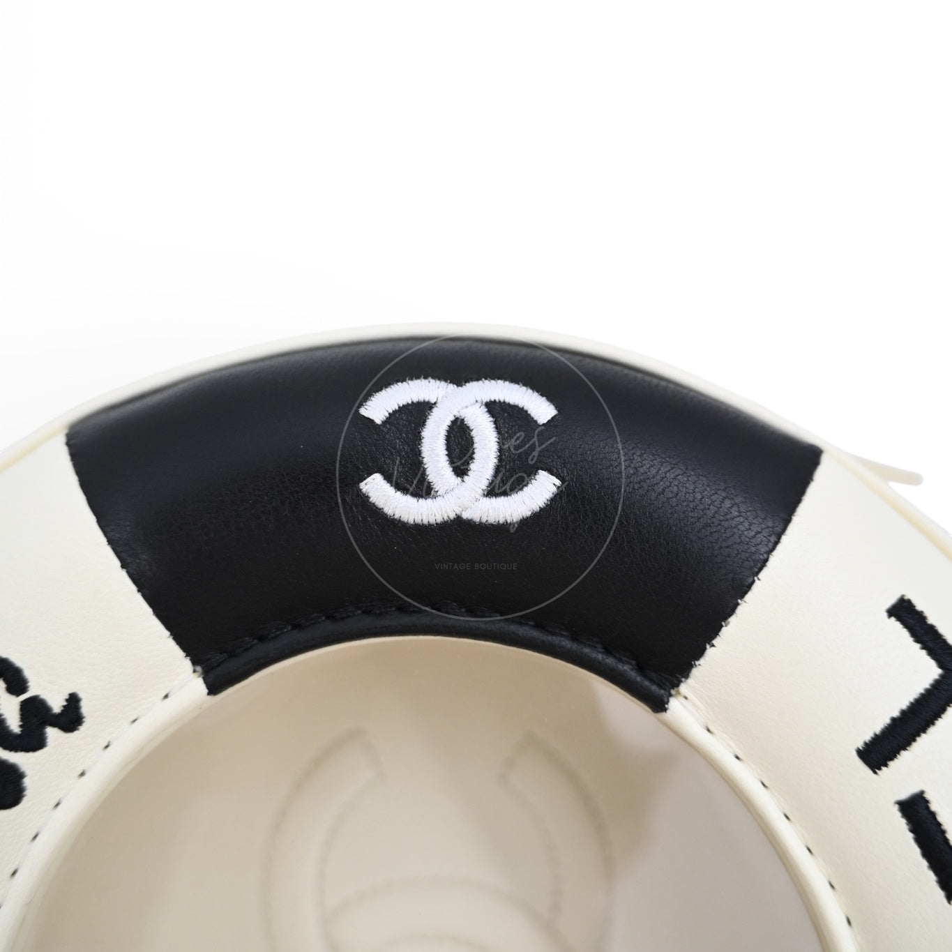 [Pre-owned] Chanel Coco Black Lifesaver Lambskin GHW Bag