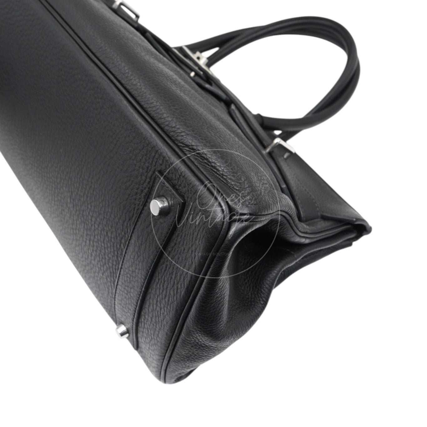 [Pre-owned] Hermes Birkin Shoulder Black Stamp Square L