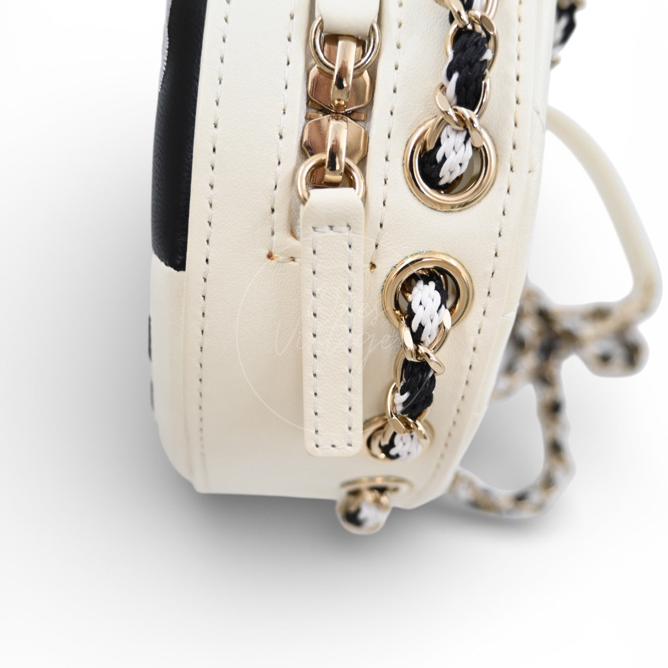 [Pre-owned] Chanel Coco Black Lifesaver Lambskin GHW Bag