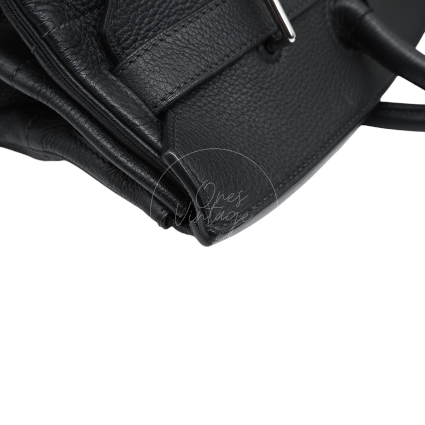 [Pre-owned] Hermes Birkin Shoulder Black Stamp Square L