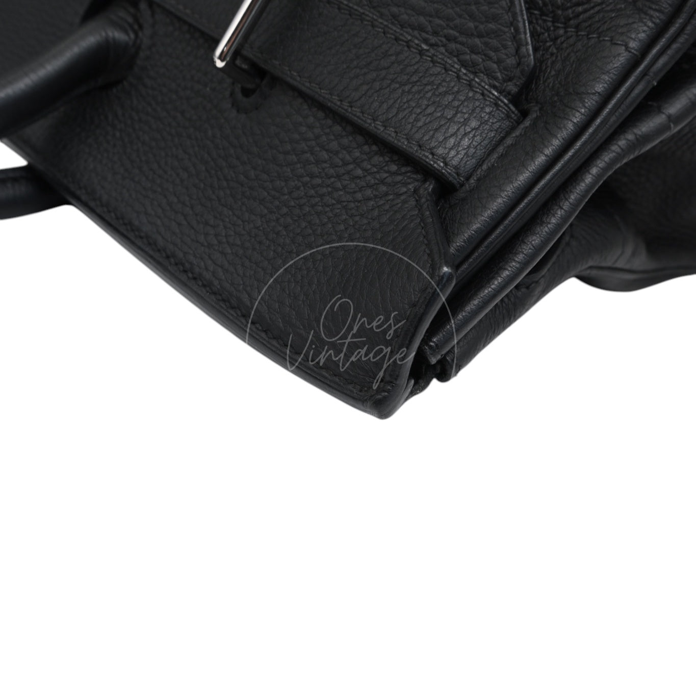 [Pre-owned] Hermes Birkin Shoulder Black Stamp Square L
