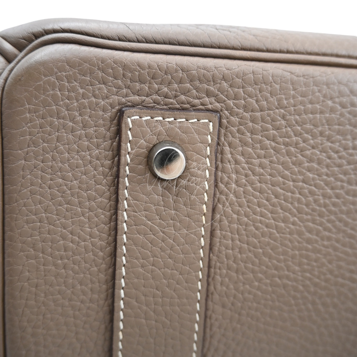[Pre-owned] Hermes Birkin Shoulder Etoupe Togo PHW Stamp Square I