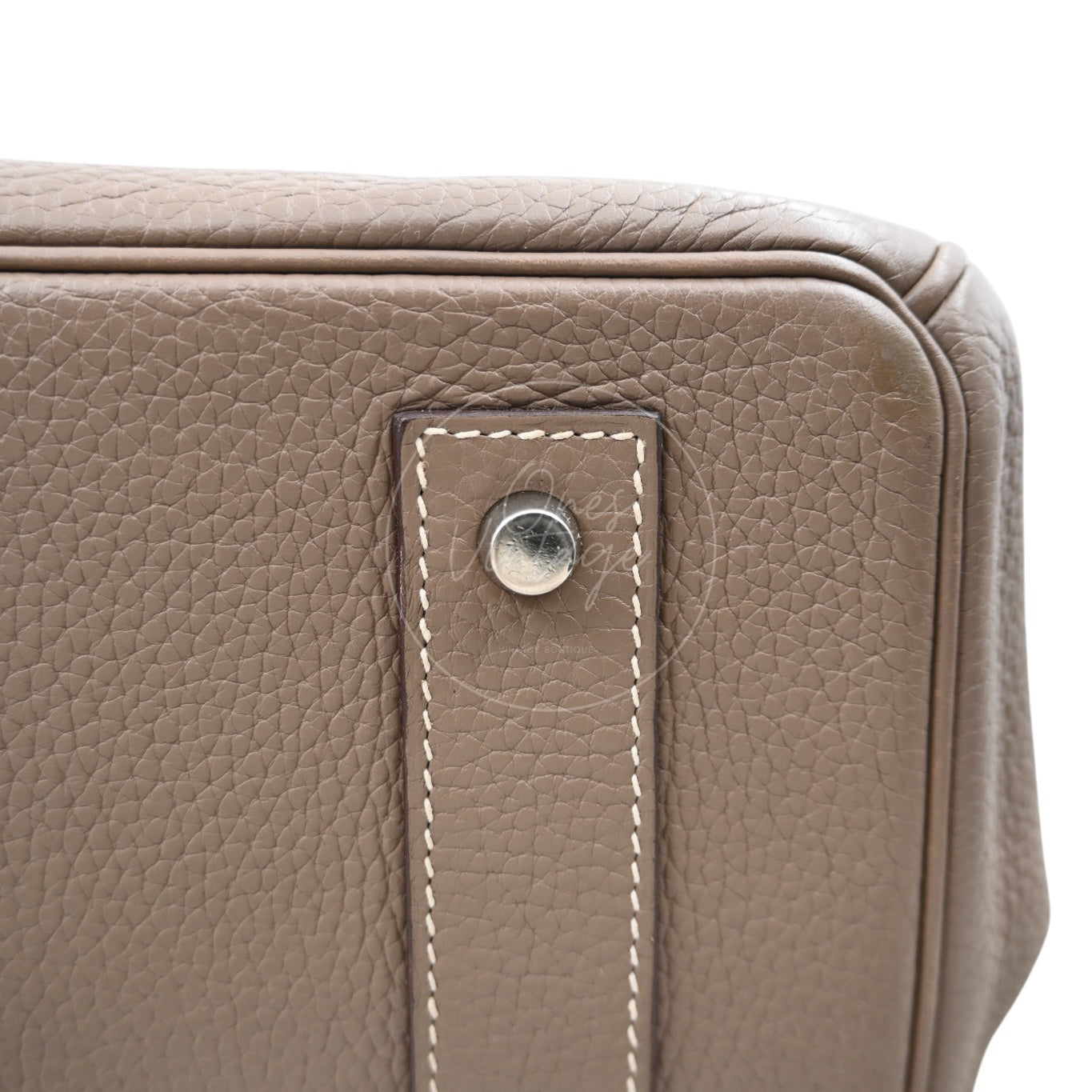 [Pre-owned] Hermes Birkin Shoulder Etoupe Togo PHW Stamp Square I
