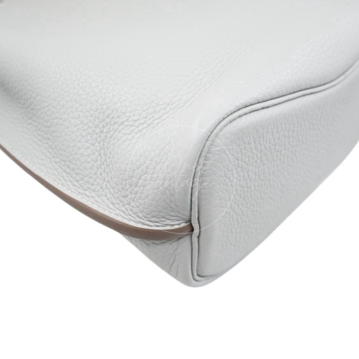 Hermes So Kelly 22 PHW Square Q Gris Pearl