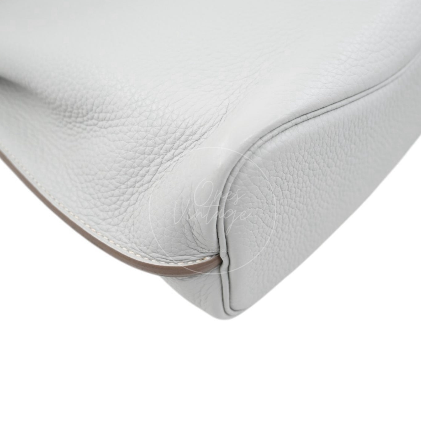 Hermes So Kelly 22 PHW Square Q Gris Pearl