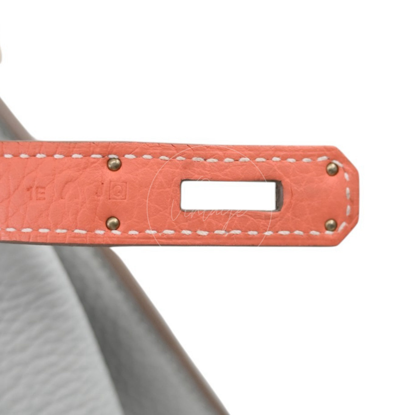 Hermes So Kelly 22 PHW Square Q Gris Pearl