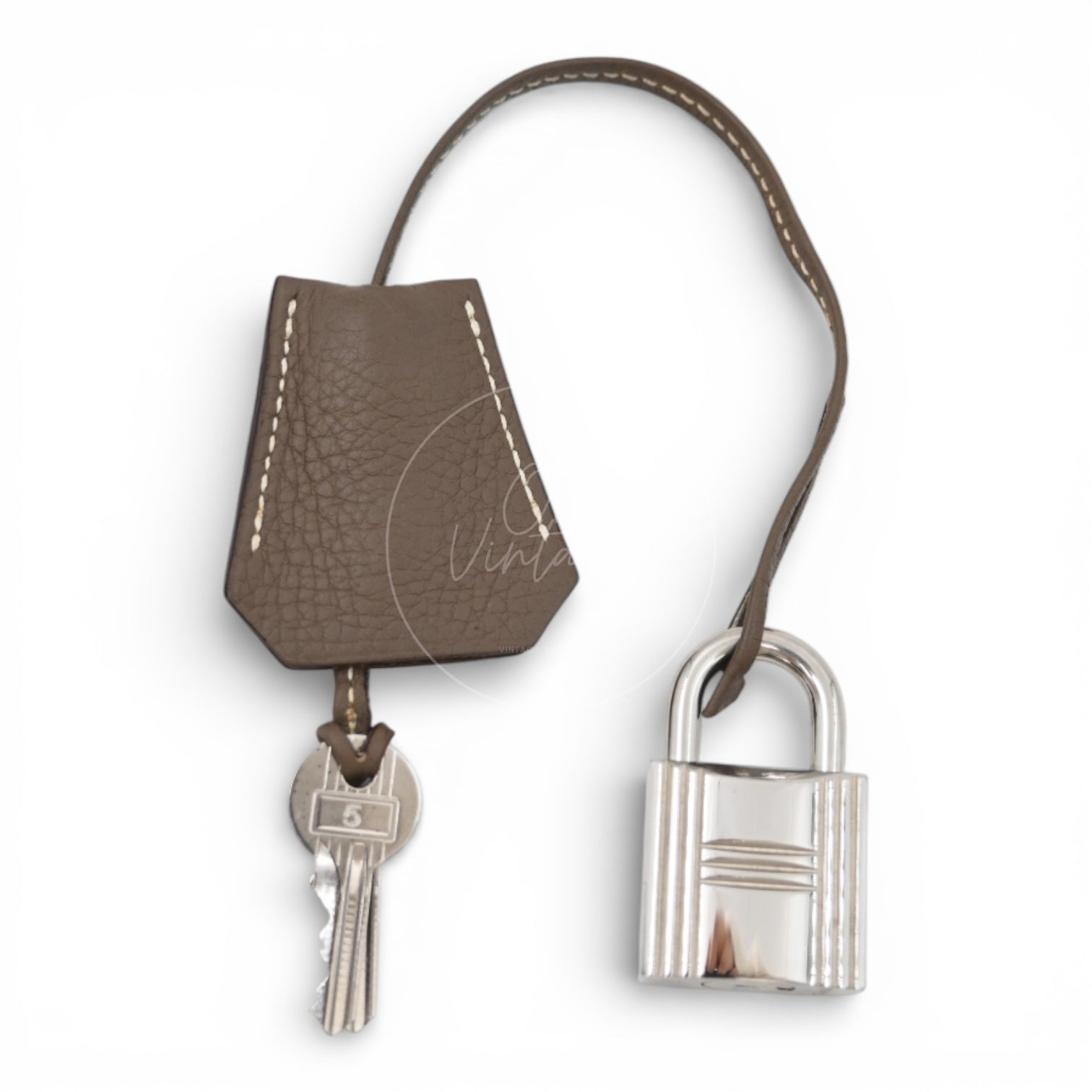 [Pre-owned] Hermes Birkin Shoulder Etoupe Togo PHW Stamp Square I