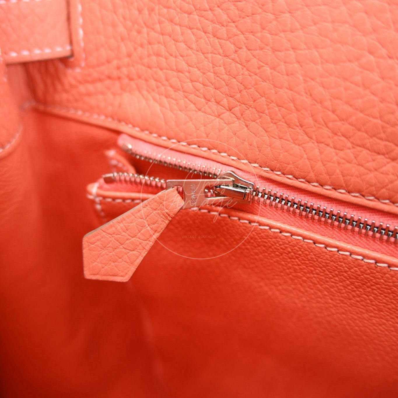 Hermes So Kelly 22 PHW Square Q Gris Pearl