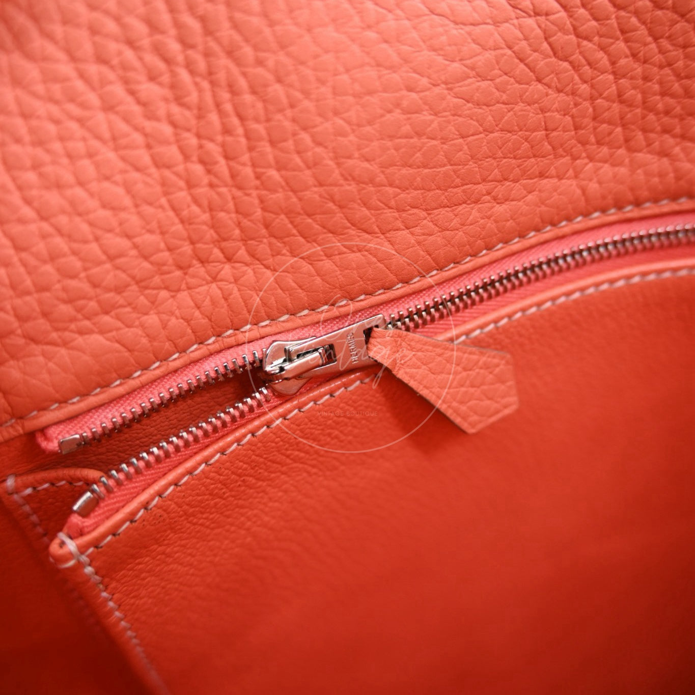 Hermes So Kelly 22 PHW Square Q Gris Pearl