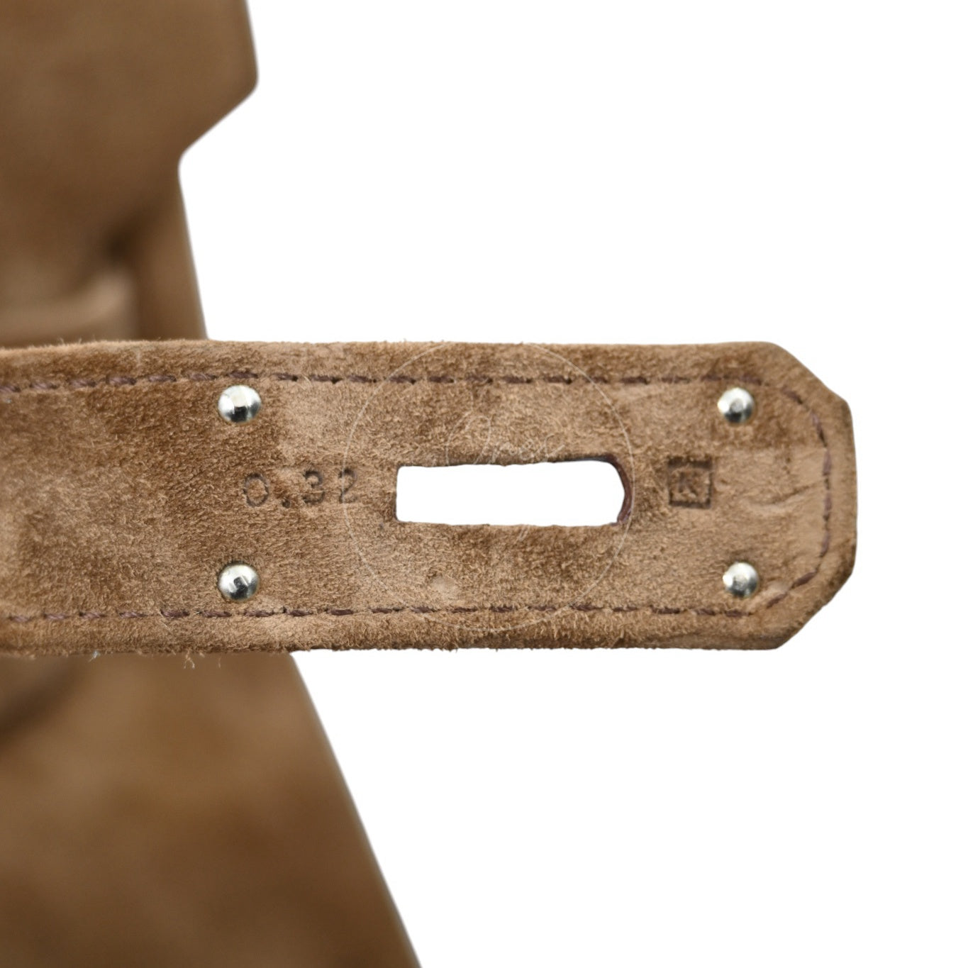 [Pre-owned] Hermes Birkin Shoulder Doblis Suede Brown Bag