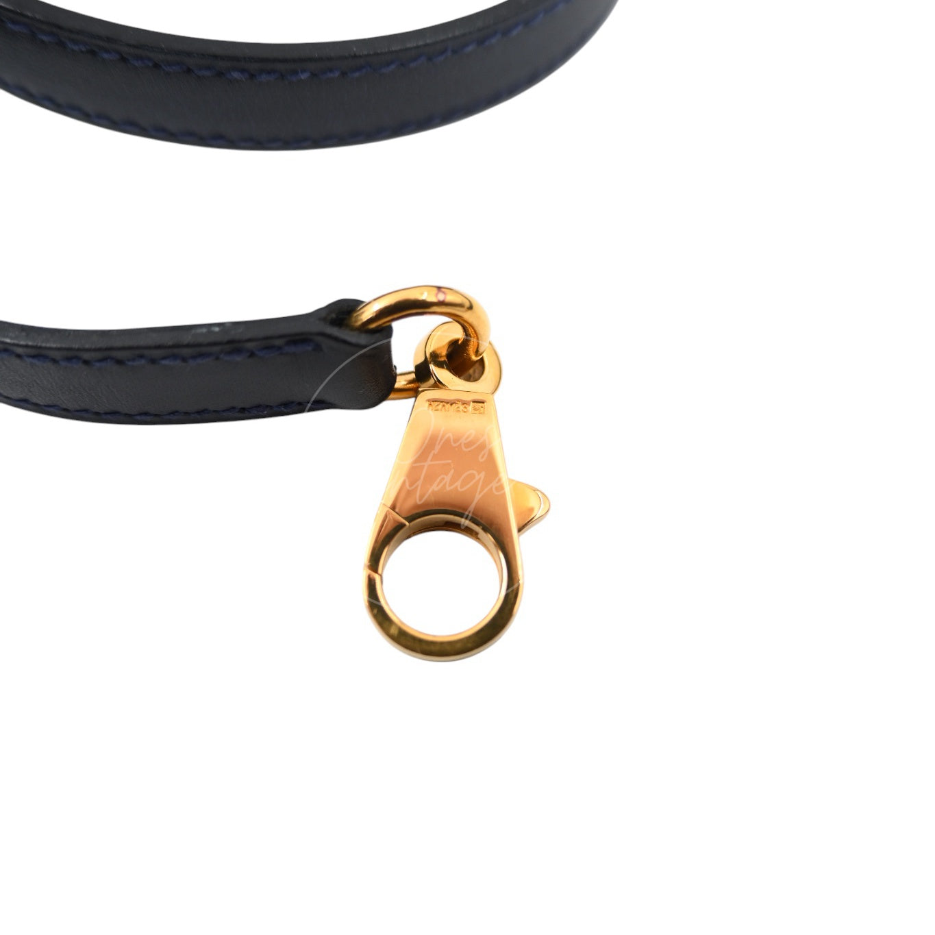 [Pre-owned] Hermes Kelly 32 K32 Stamp Circle W Navy GHW