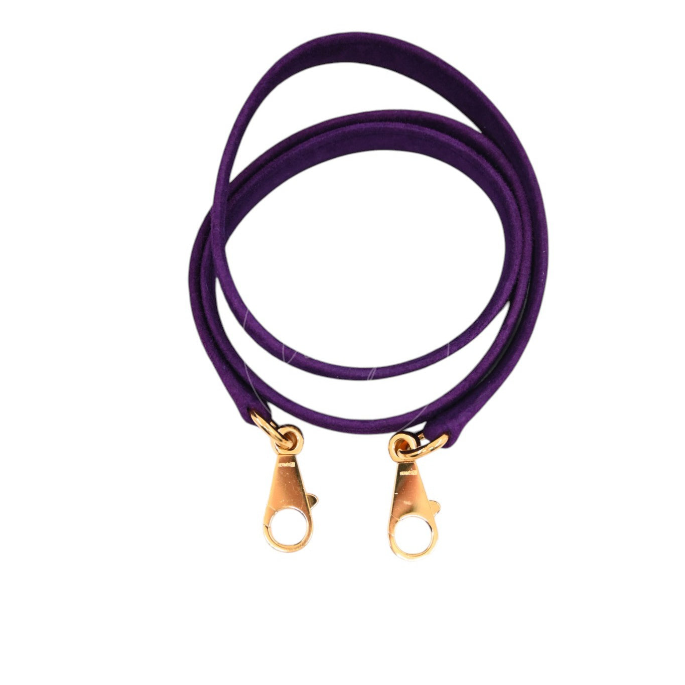 Hermes Kelly 28 Purple Suede GHW Square J