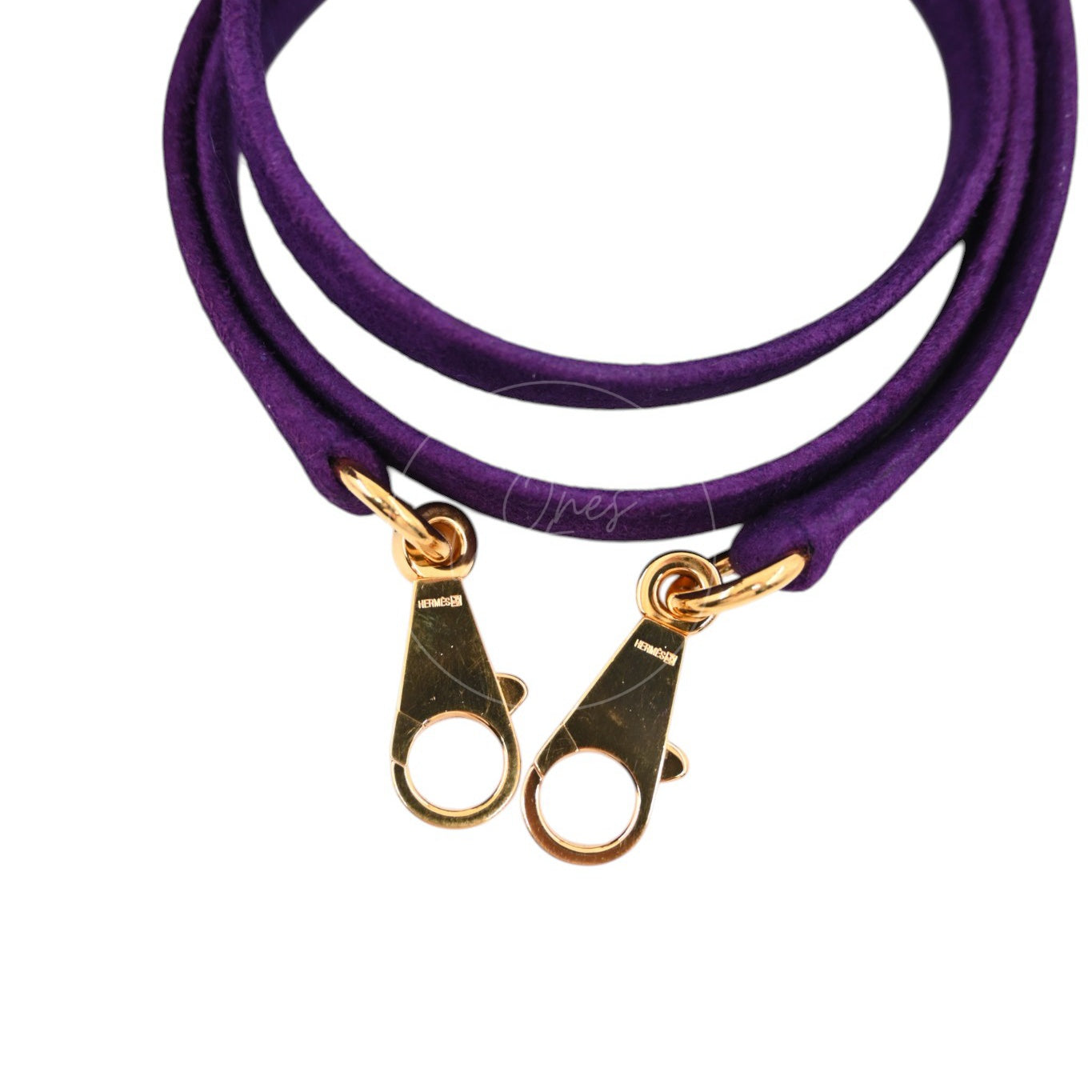 Hermes Kelly 28 Purple Suede GHW Square J