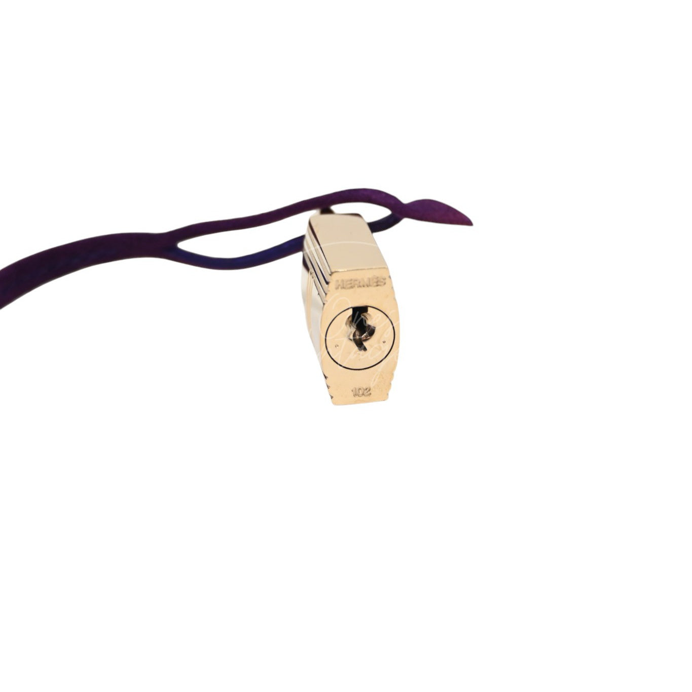 Hermes Kelly 28 Purple Suede GHW Square J