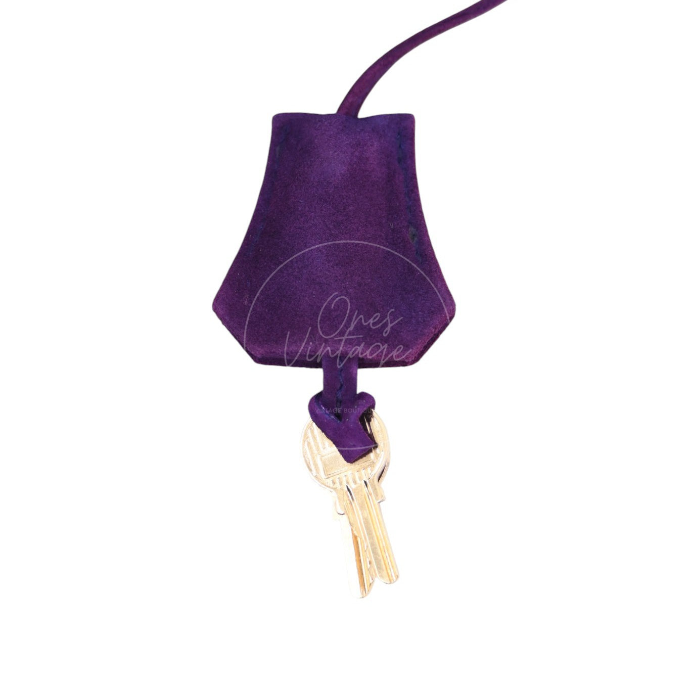 Hermes Kelly 28 Purple Suede GHW Square J