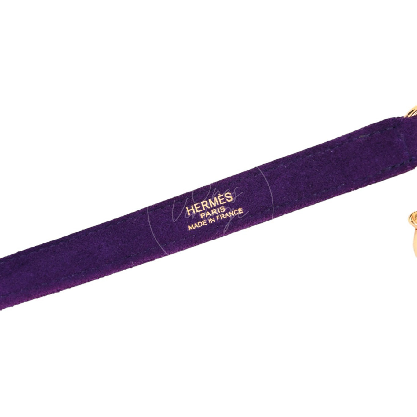 Hermes Kelly 28 Purple Suede GHW Square J