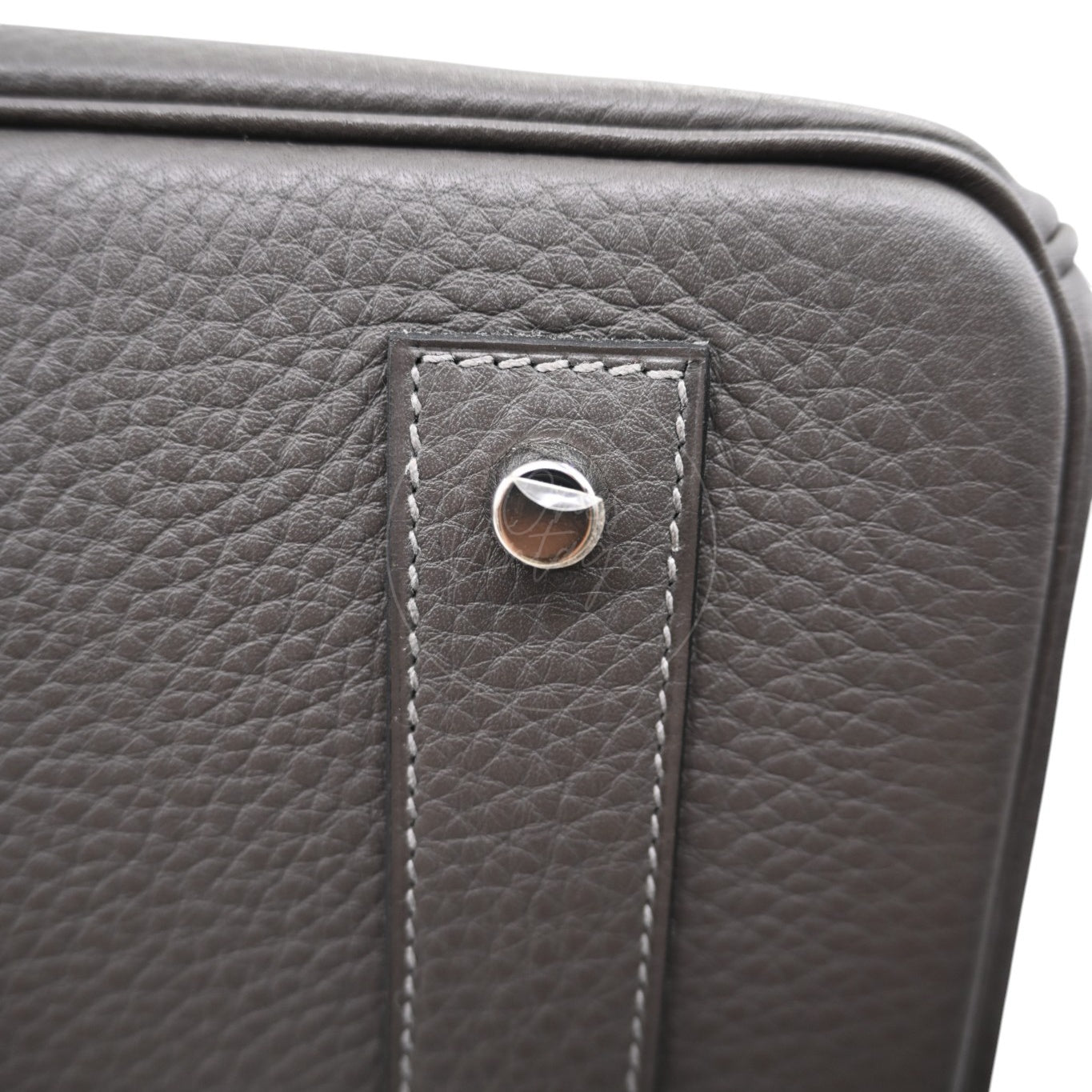 Hermes Birkin Shoulder Clemence 42 Gris Graphite PHW Square M