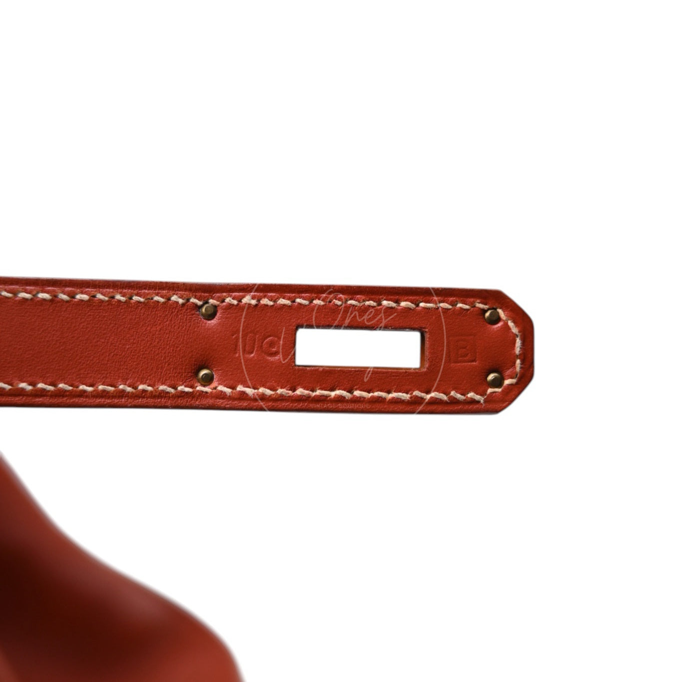 [Pre-owned] Hermes Birkin 35 Brique Box GHW Stamp Old B