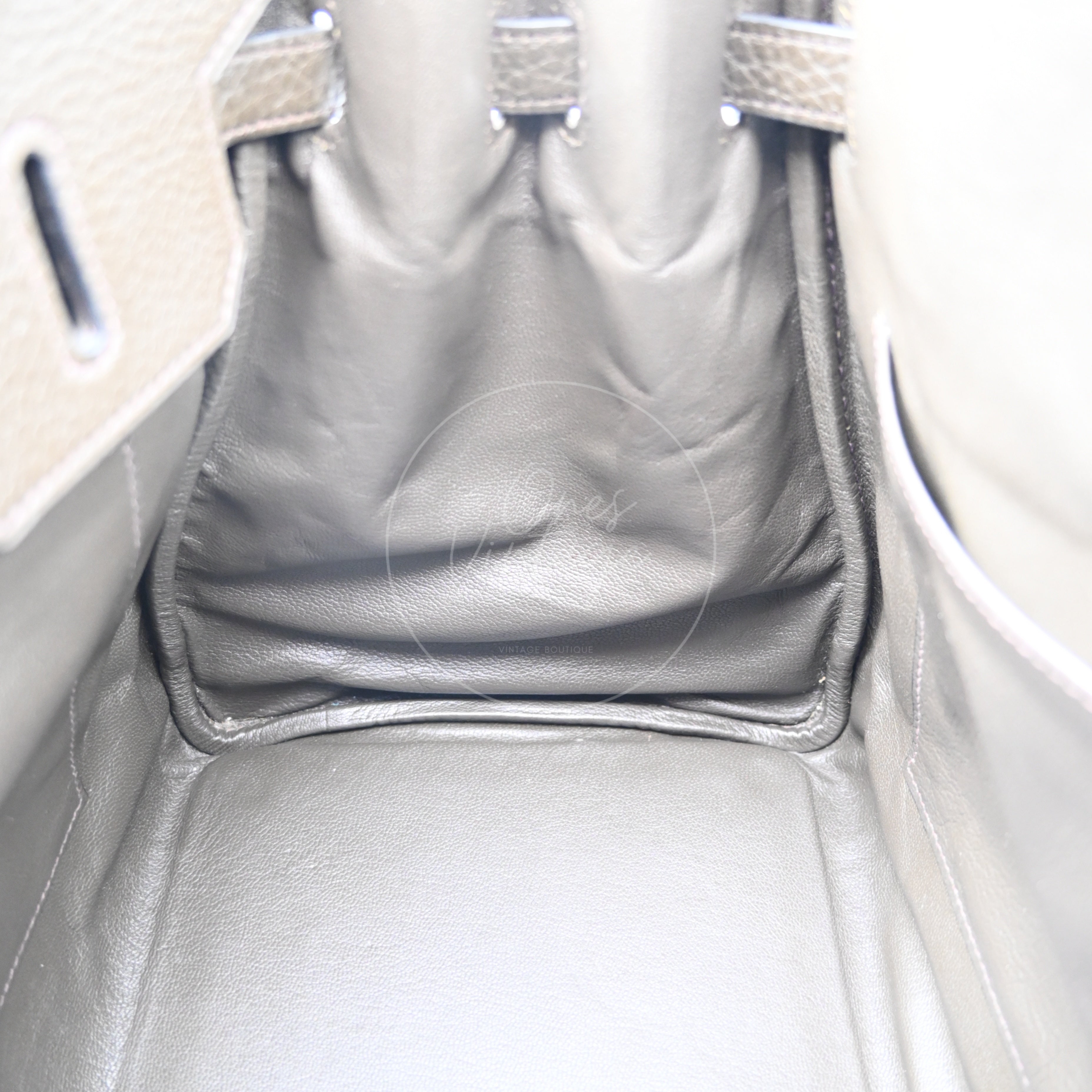 [Pre-owned] Hermes Birkin 35 Green x Fabrics PHW