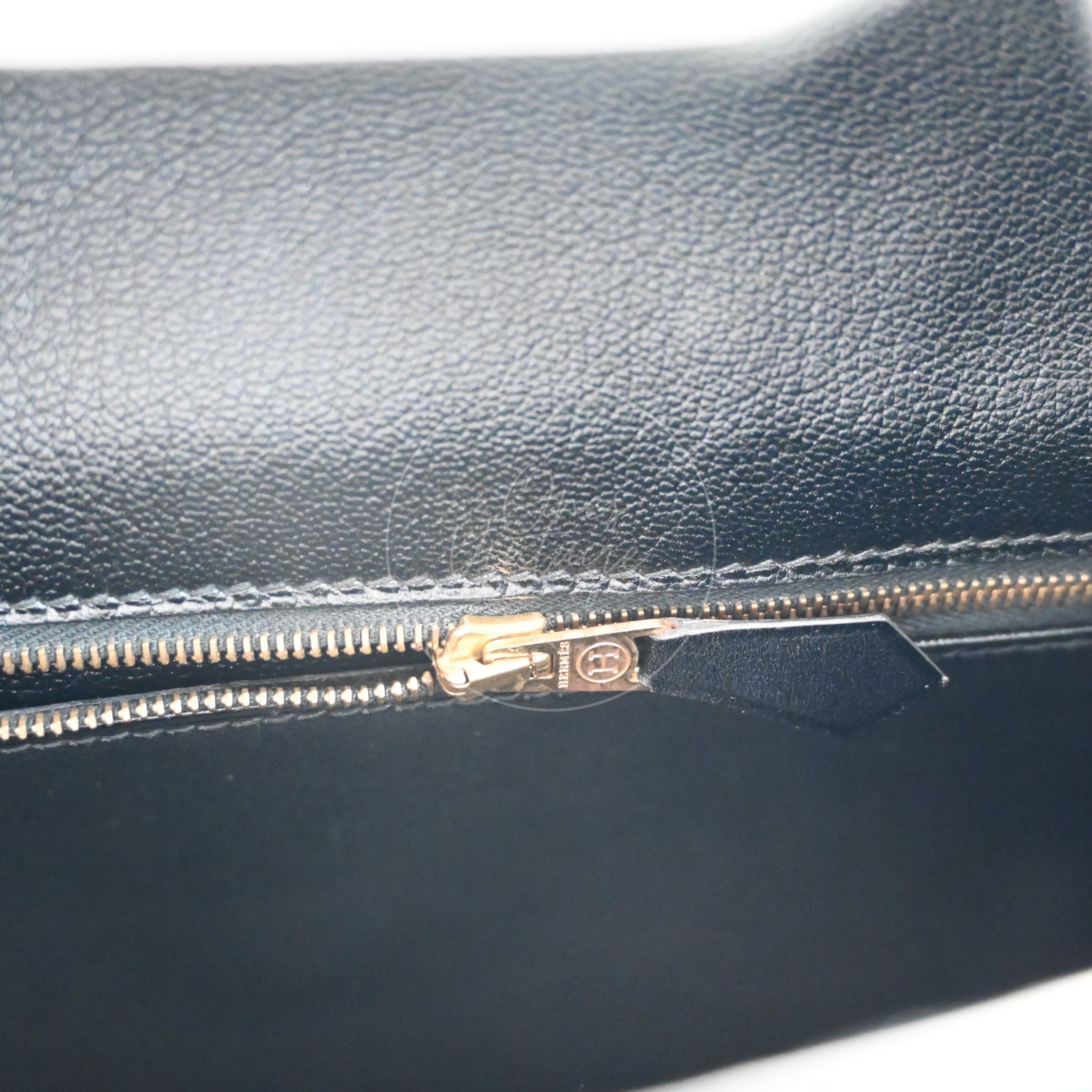 [Pre-owned] Hermes Birkin 35 BK35 Box Noir Stamp Square A Handbag