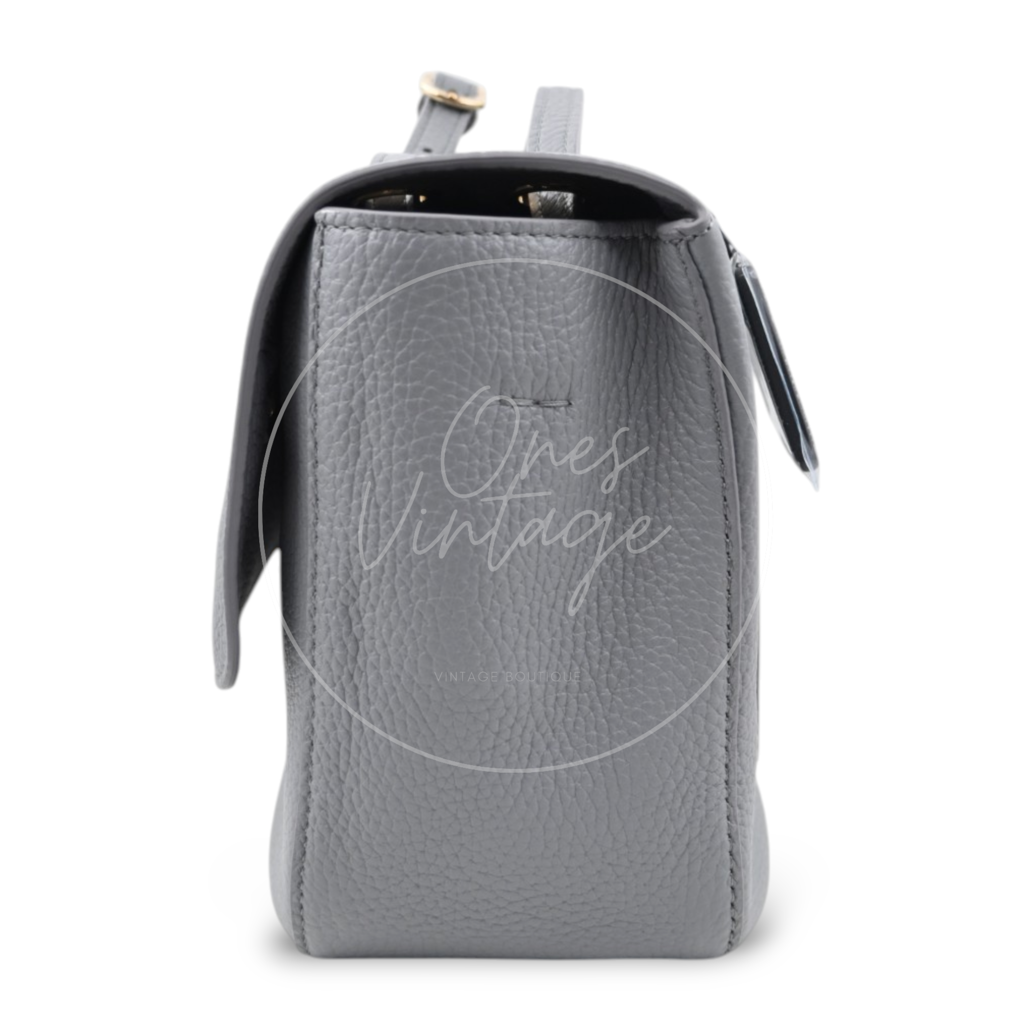 Chanel Grey Grained Calfskin Souplissimo Maxi Flap 32cm GHW Series TF