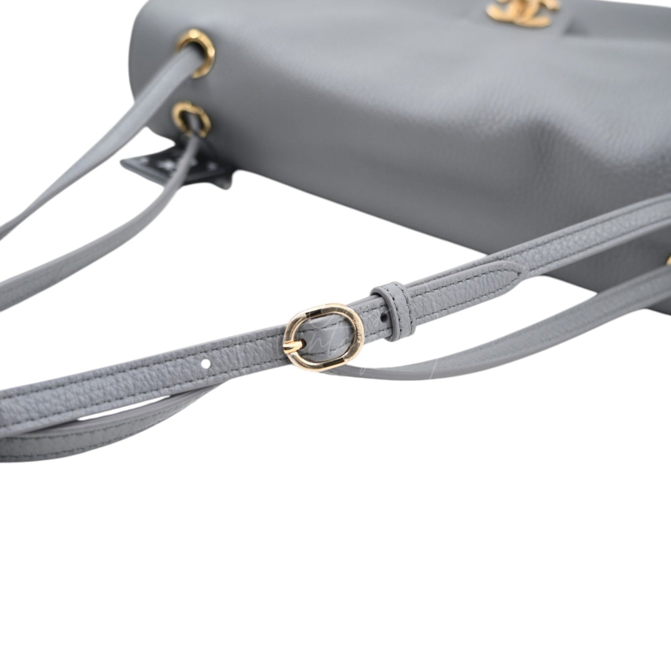 Chanel Grey Grained Calfskin Souplissimo Maxi Flap 32cm GHW Series TF