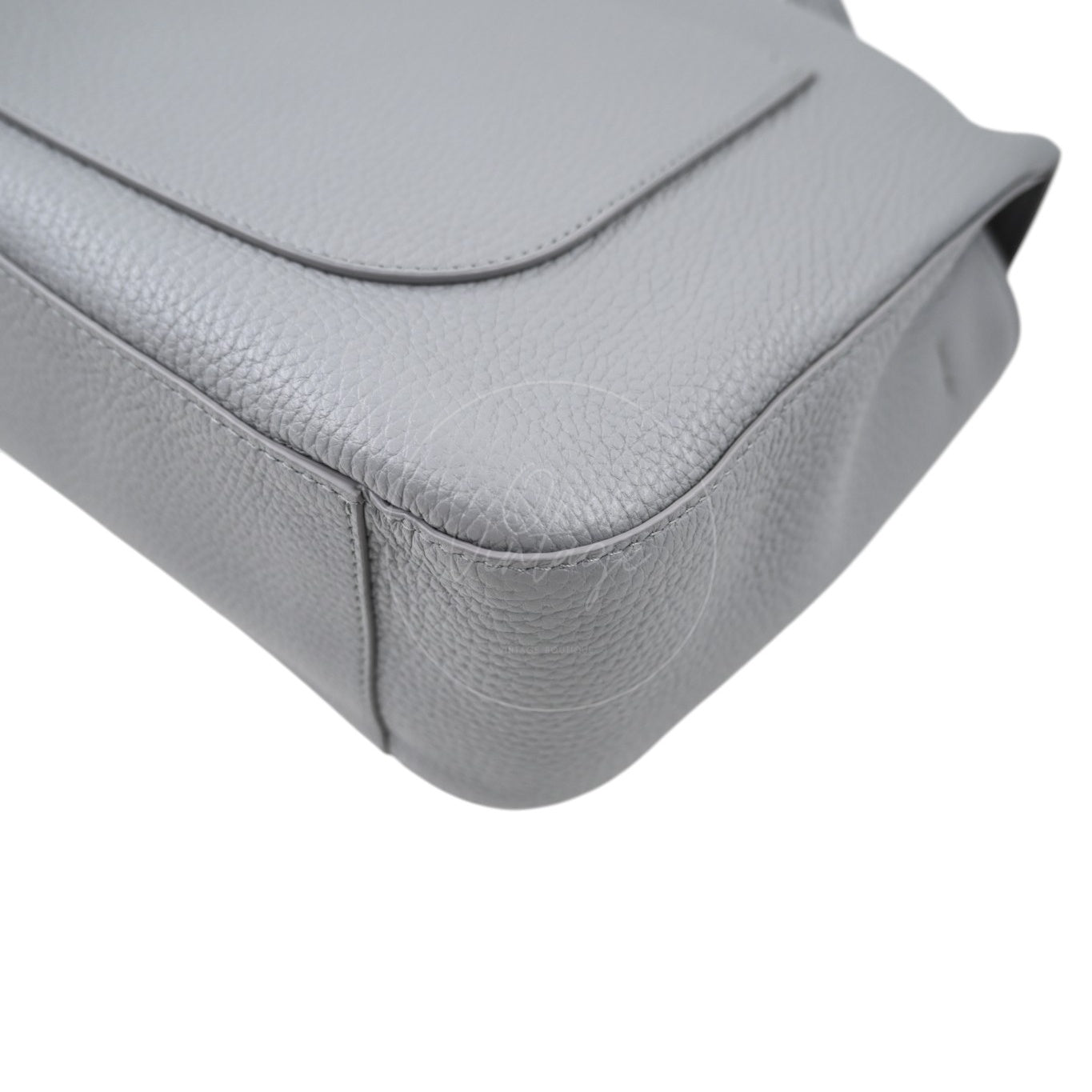 Chanel Grey Grained Calfskin Souplissimo Maxi Flap 32cm GHW Series TF