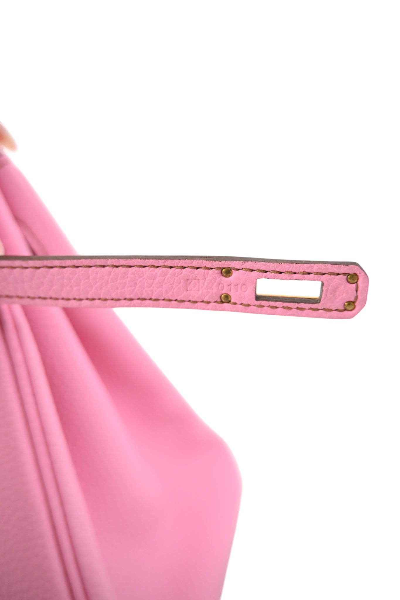 [Pre-owned] Hermes Birkin 25 5P Bubblegum Togo Stamp Q GHW Handbag