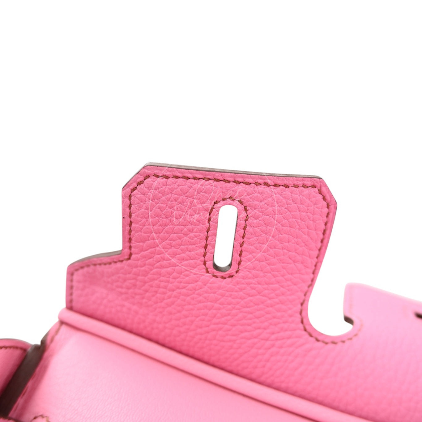[Pre-owned] Hermes Birkin 25 5P Bubblegum Togo Stamp Q GHW Handbag