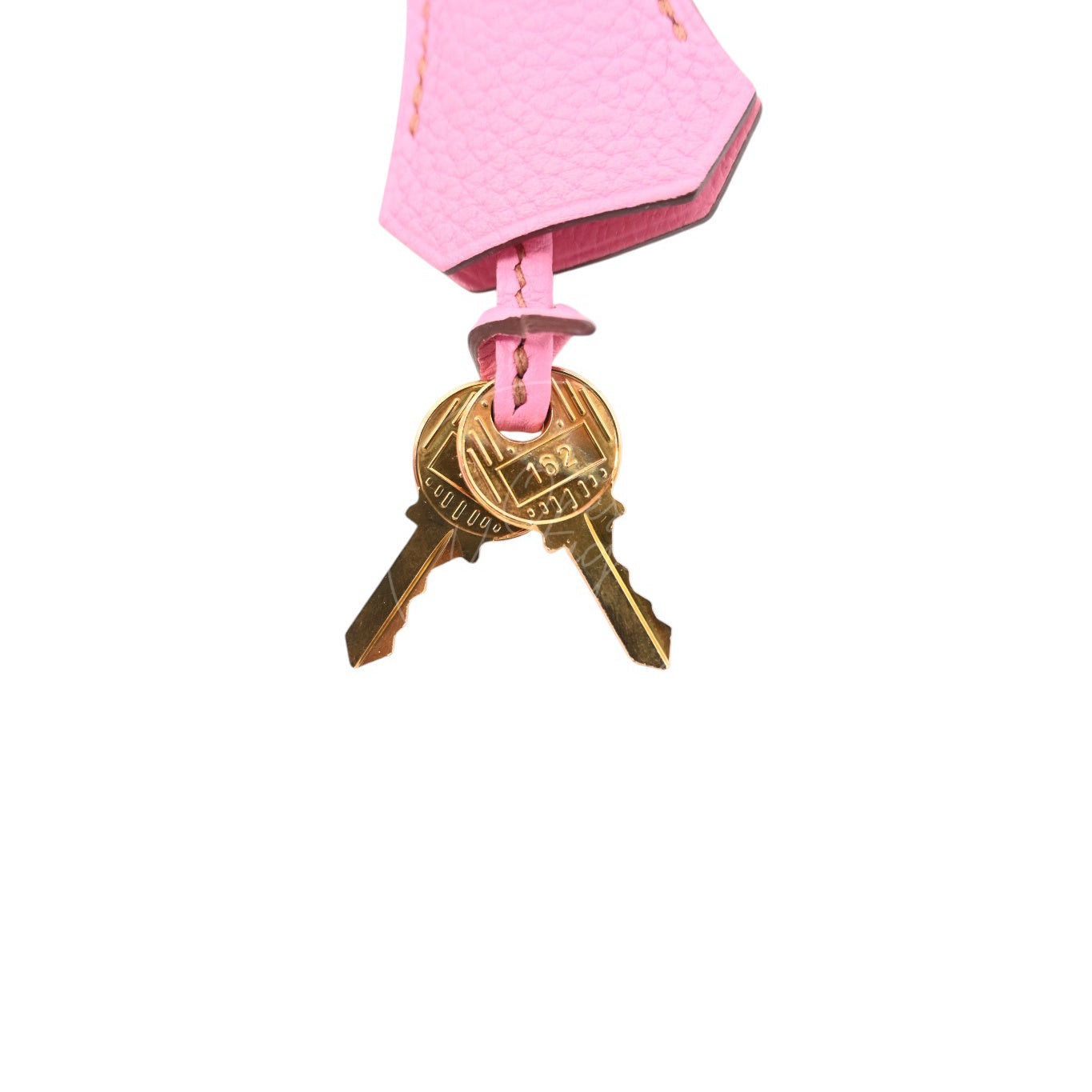 [Pre-owned] Hermes Birkin 25 5P Bubblegum Togo Stamp Q GHW Handbag