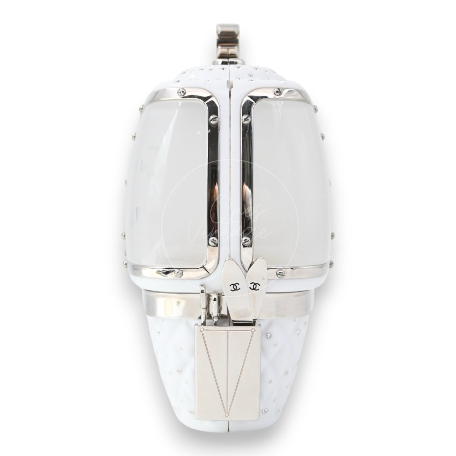 [Pre-owned] Chanel Gondola Lift Swarovski Evening Bag