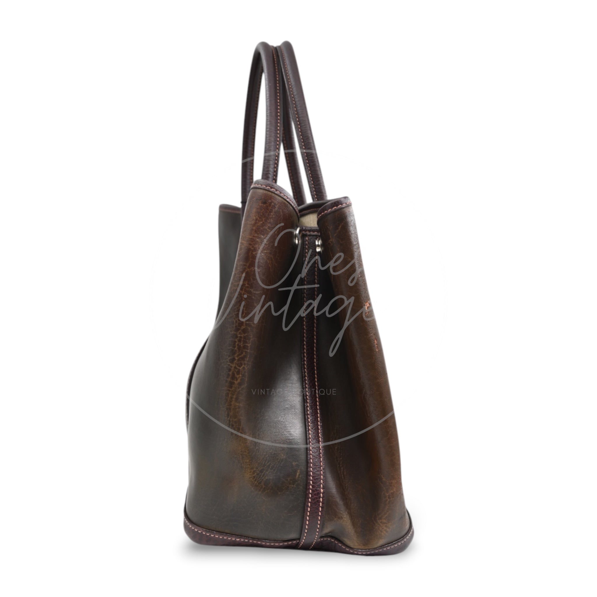 [Pre-owned] Hermes Garden Party 36 Amazon Rubber