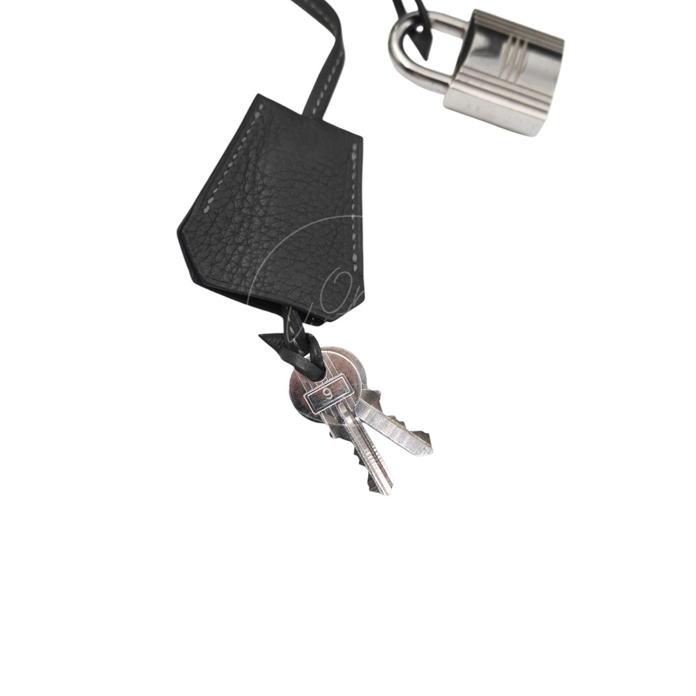 [Pre-owned] Hermes Birkin Shoulder Etain Stamp Square M PHW