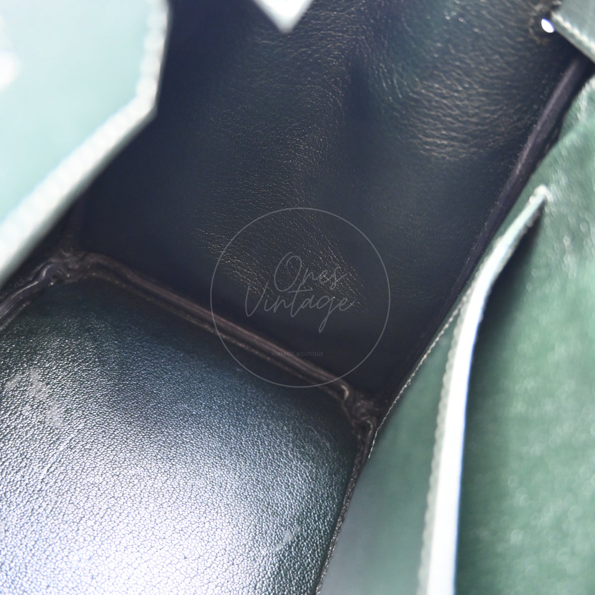 Hermes Birkin 30 Emerald Green Box Leather GHW Square I