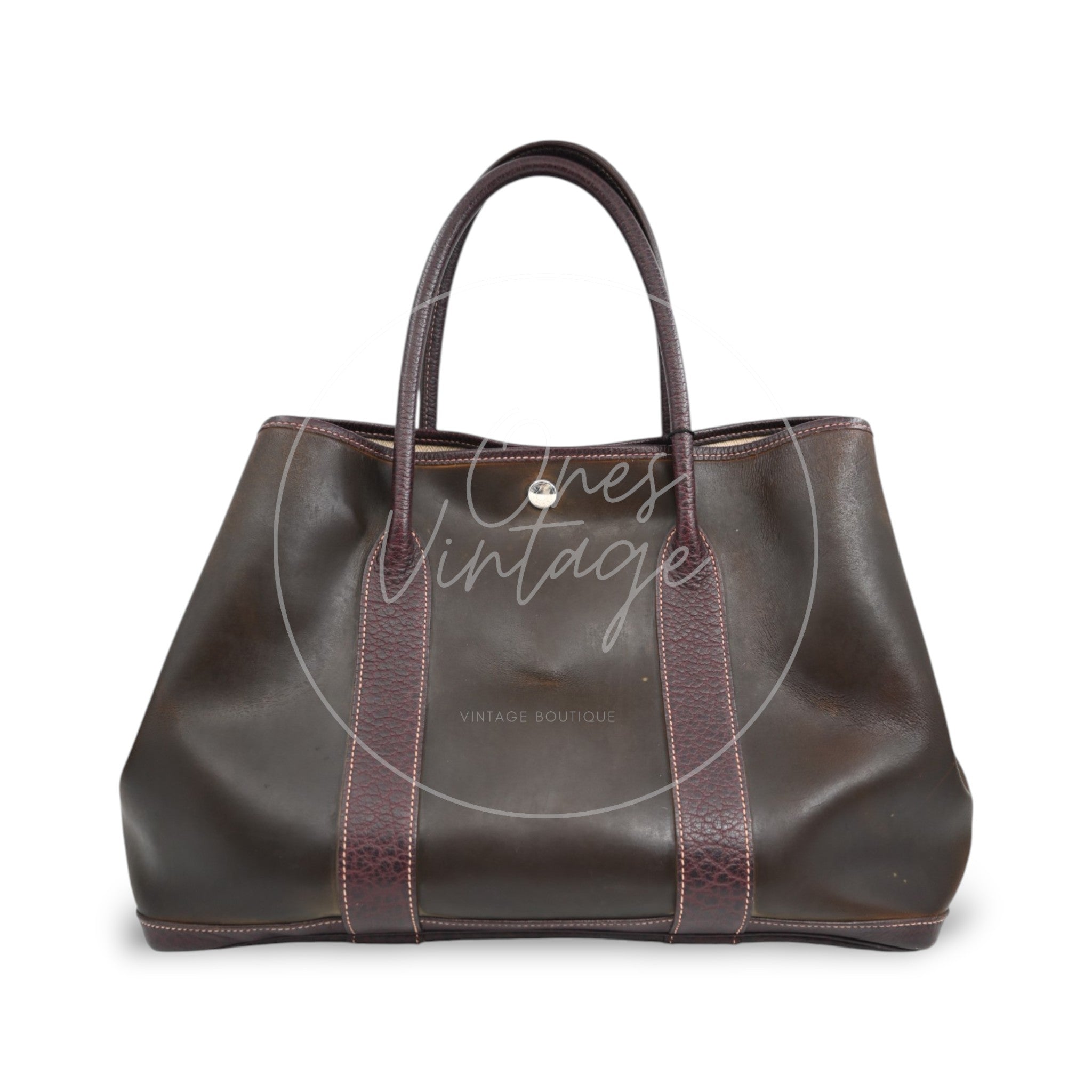 [Pre-owned] Hermes Garden Party 36 Amazon Rubber