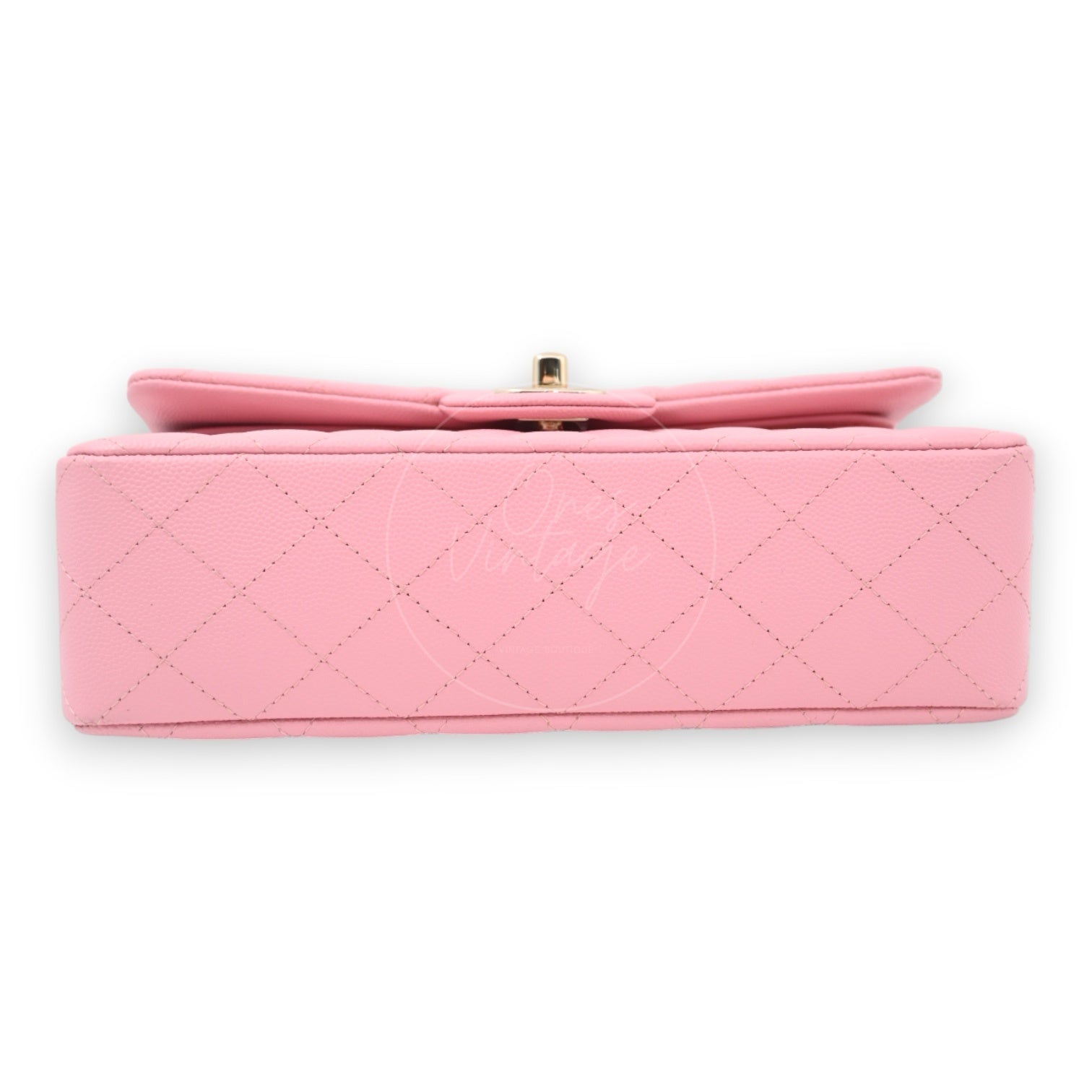 [Pre-owned] Chanel Small Classic Double Flap Caviar GHW Bag