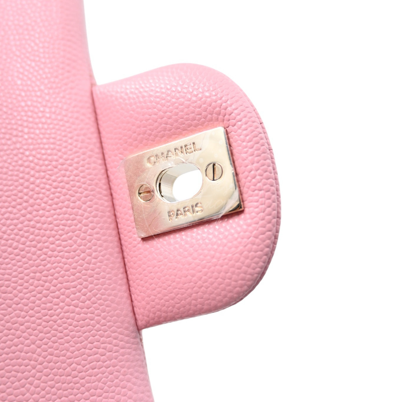 [Pre-owned] Chanel Classic Flap Pink Caviar GHW Bag