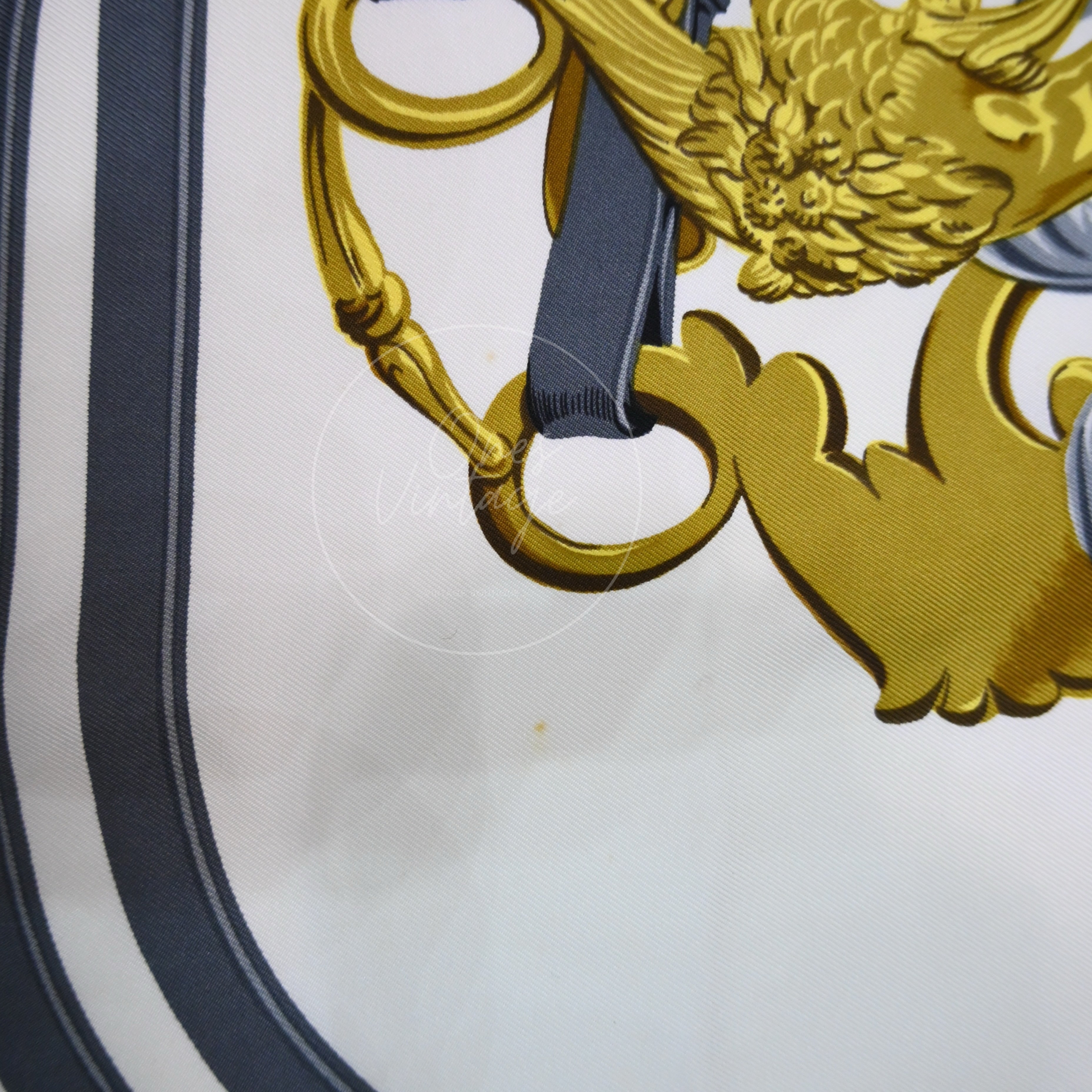 [Pre-owned] Hermes Carre 90 Brides De Gara Pink Silk Square Scarf