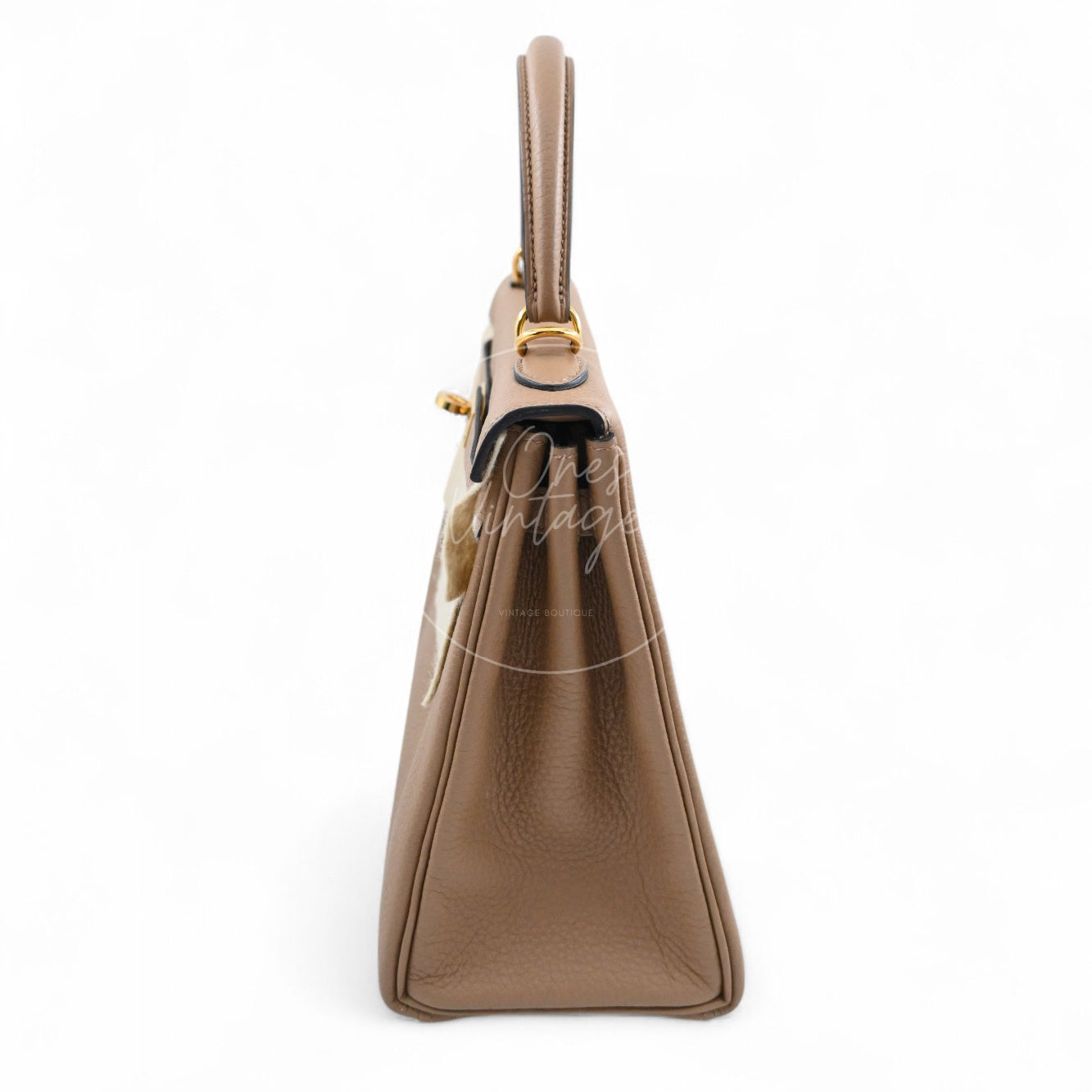 [Unused] Hermes Kelly 25 Chai Togo GHW STamp U