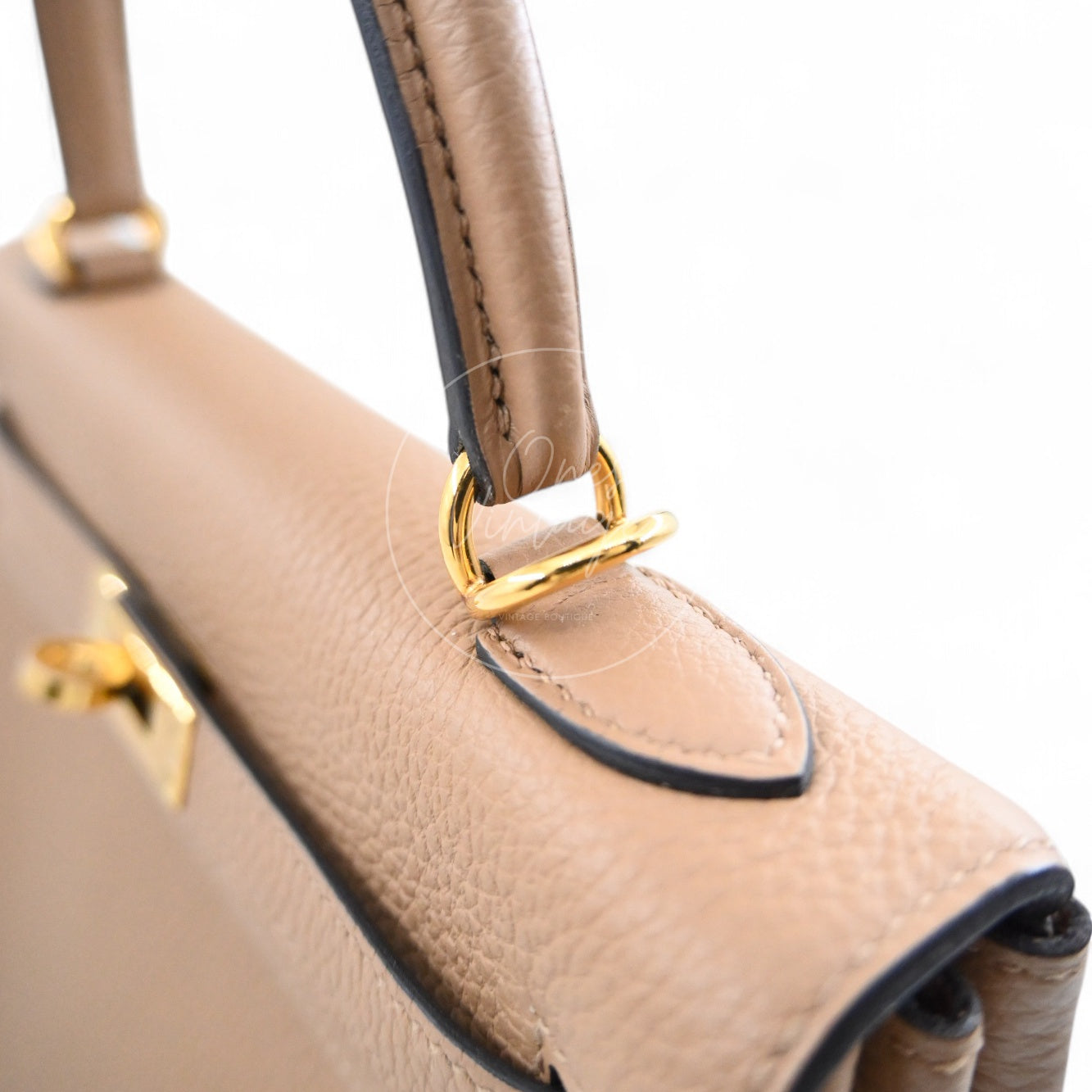 [Unused] Hermes Kelly 25 Chai Togo GHW STamp U