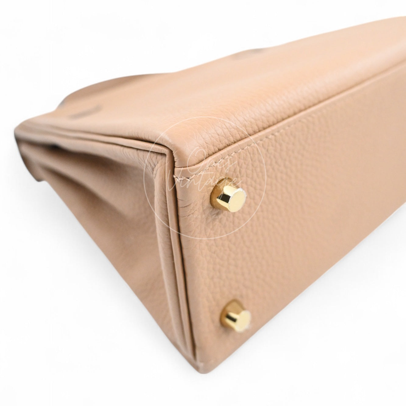 [Unused] Hermes Kelly 25 Chai Togo GHW STamp U
