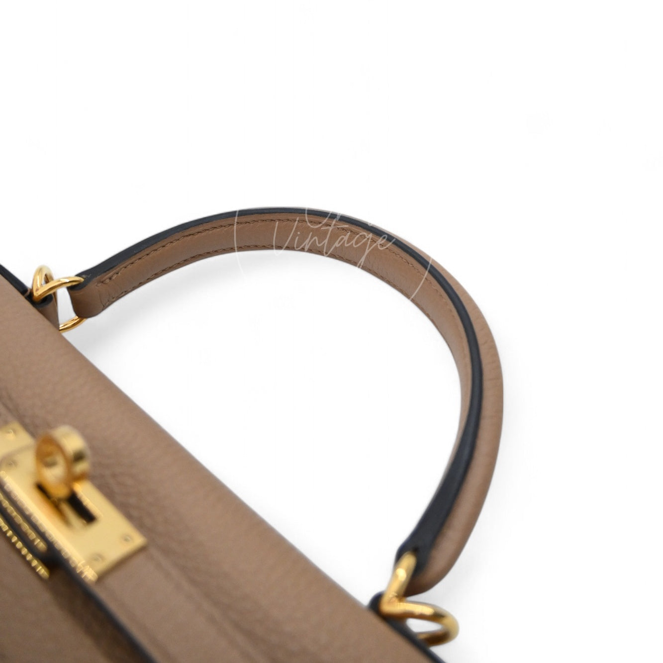 [Unused] Hermes Kelly 25 Chai Togo GHW STamp U
