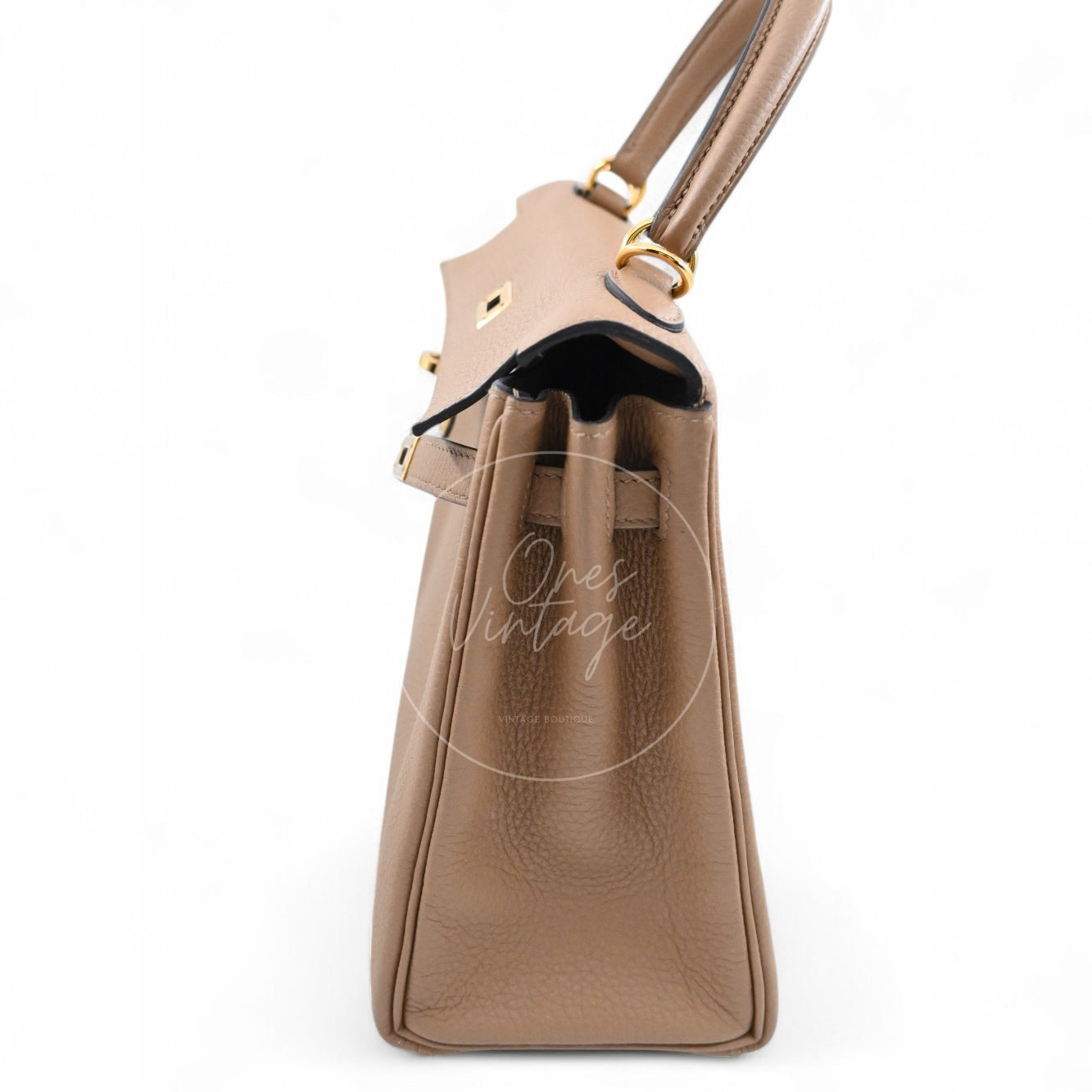 [Unused] Hermes Kelly 25 Chai Togo GHW STamp U