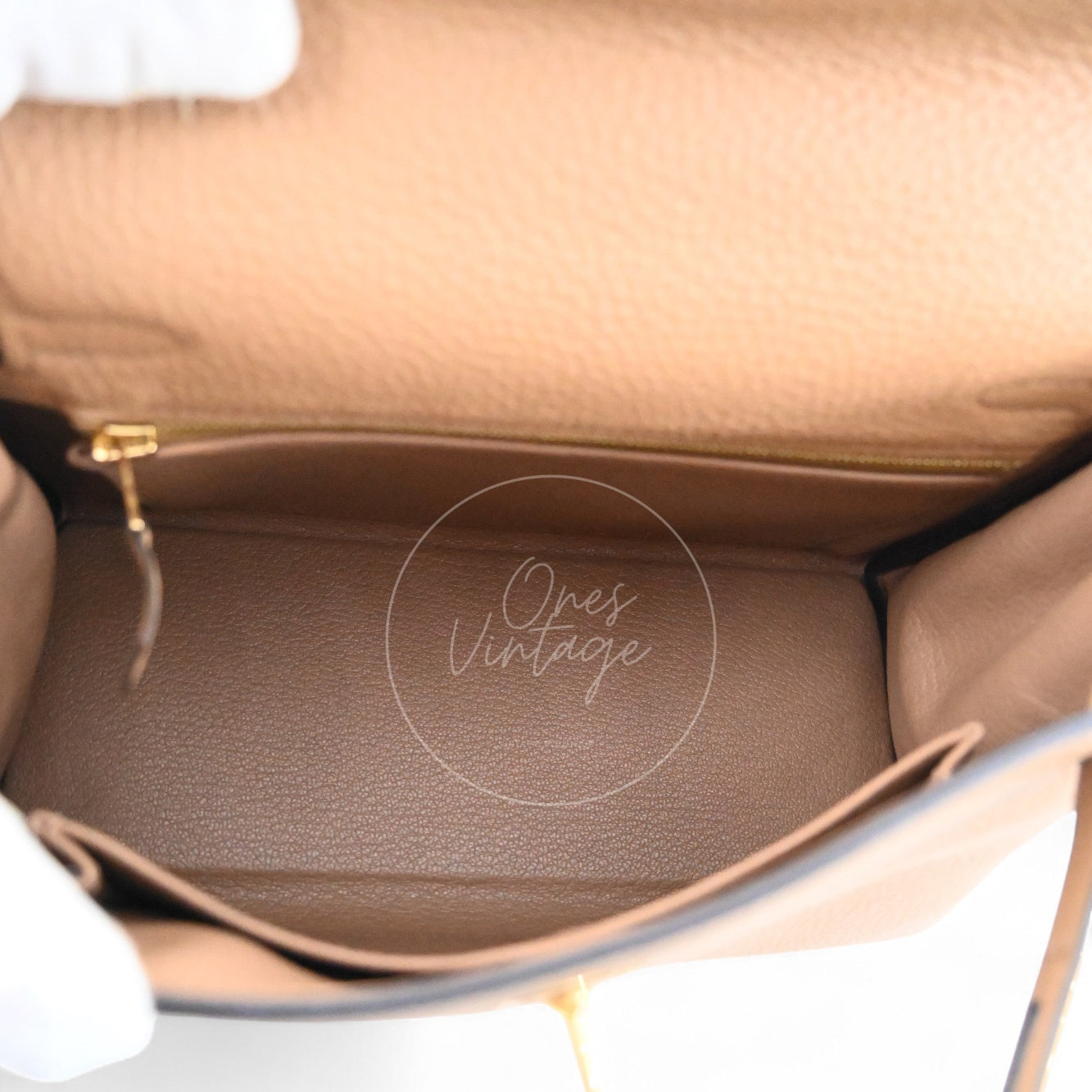 [Unused] Hermes Kelly 25 Chai Togo GHW STamp U
